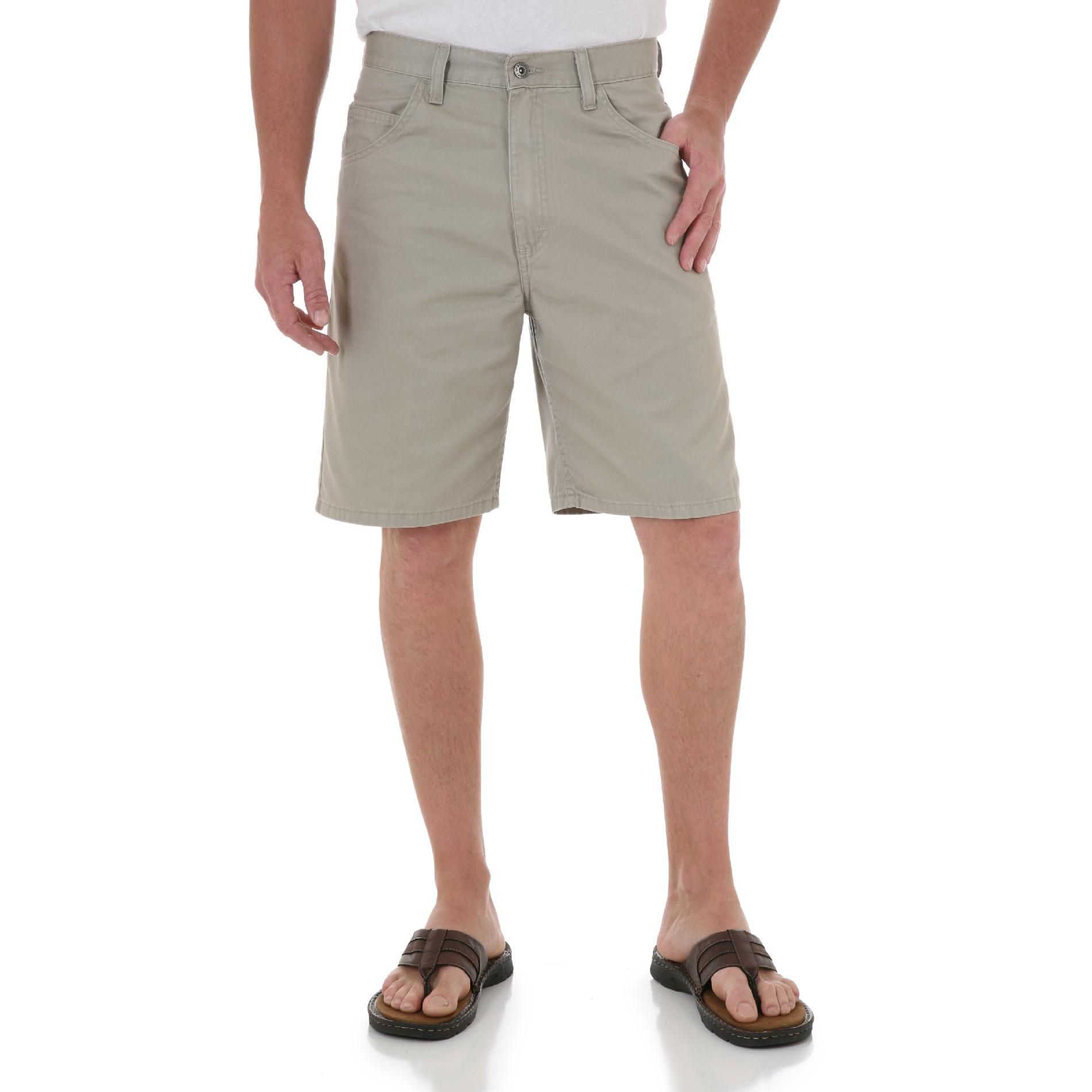 Wrangler Men&#8217;s 5-Pocket Shorts Twill Khaki