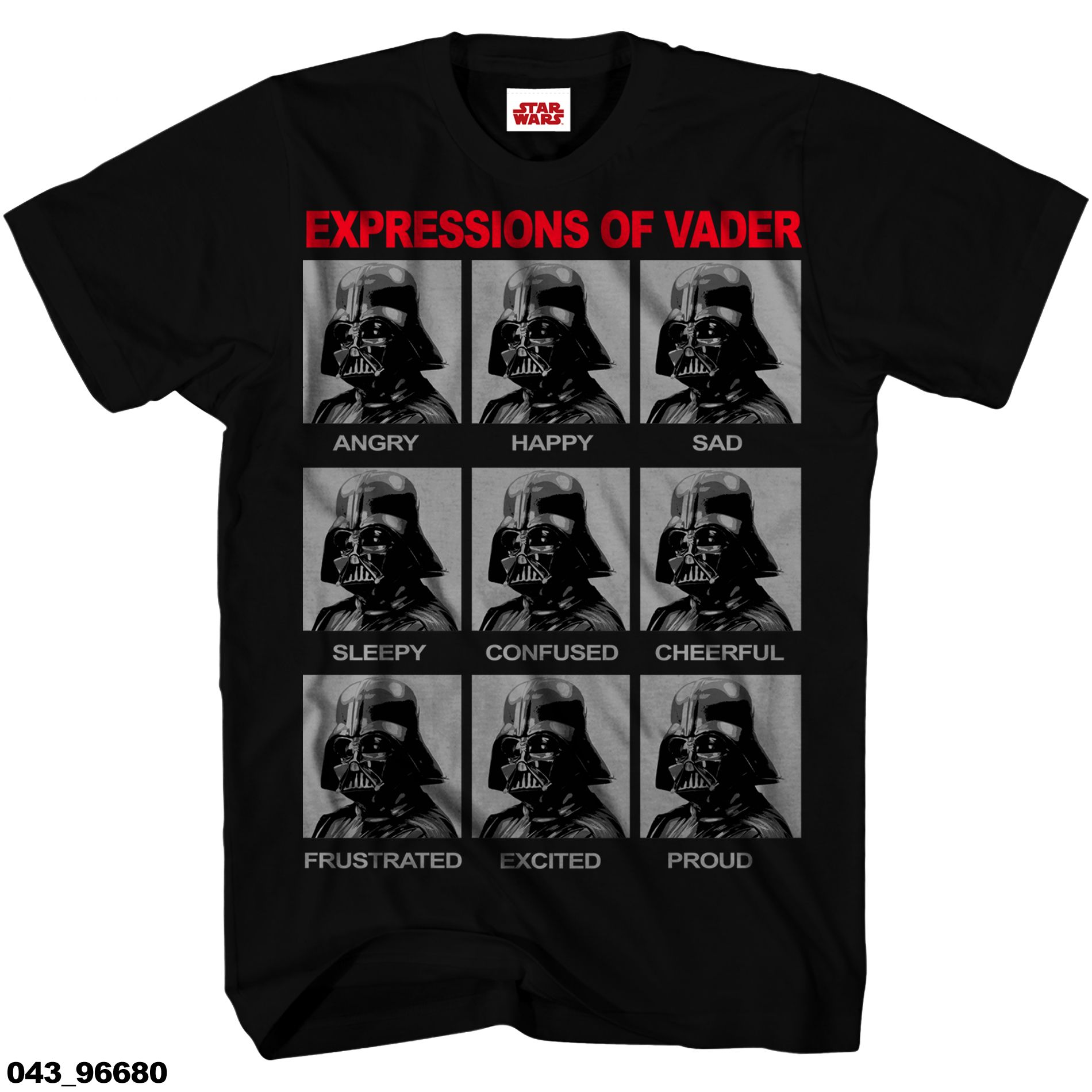 Star Wars Young Men's Graphic T-Shirt - Vader Expressions