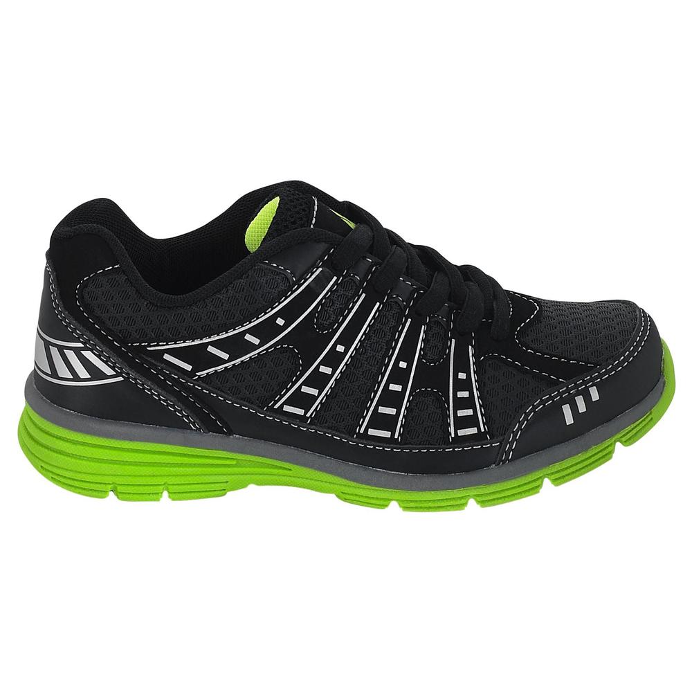 Athletech Boy's Lebon2 Athletic Shoe - Black/Lime