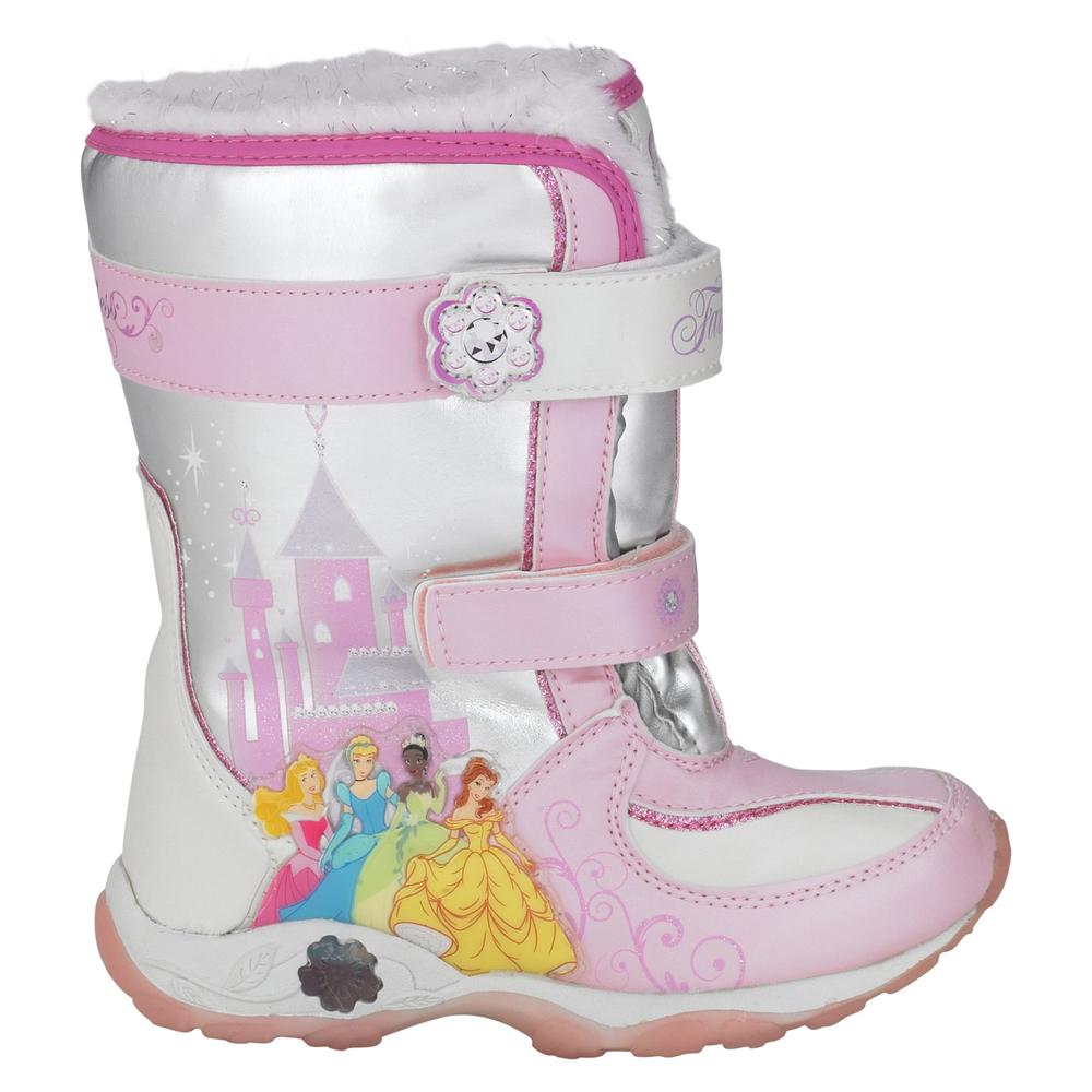 Disney Girl&#39;s Princess Winter Boot &#45; White