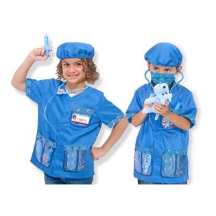  Melissa & Doug Doctor Role Play Costume Dress-Up Set