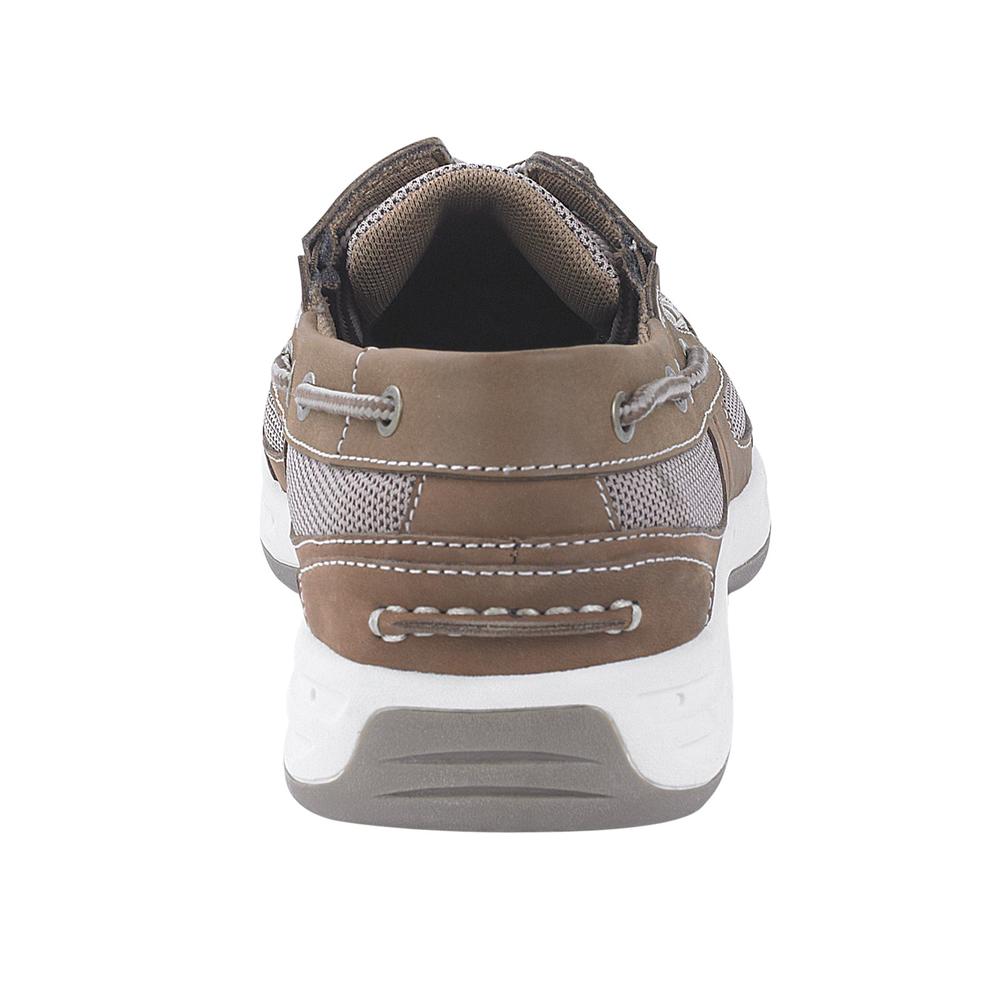 Thom McAn Men's Mooring Leather Boat Shoe - Tan