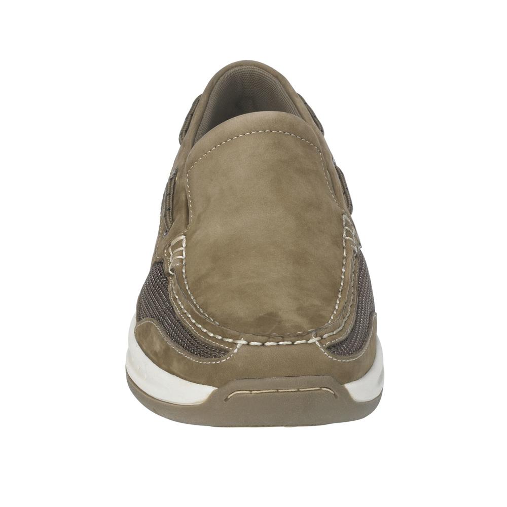 Thom McAn Men's Tiller Leather Boat Shoe - Tan