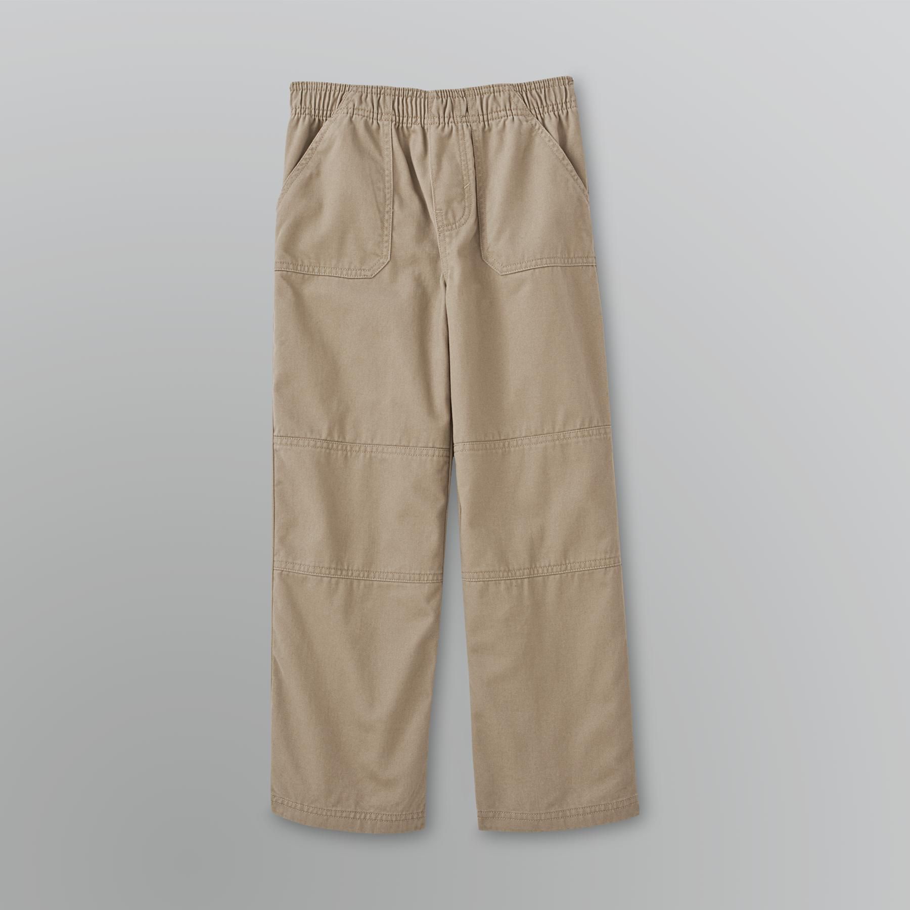 Toughskins Boy's Khaki Elastic Waist Pants