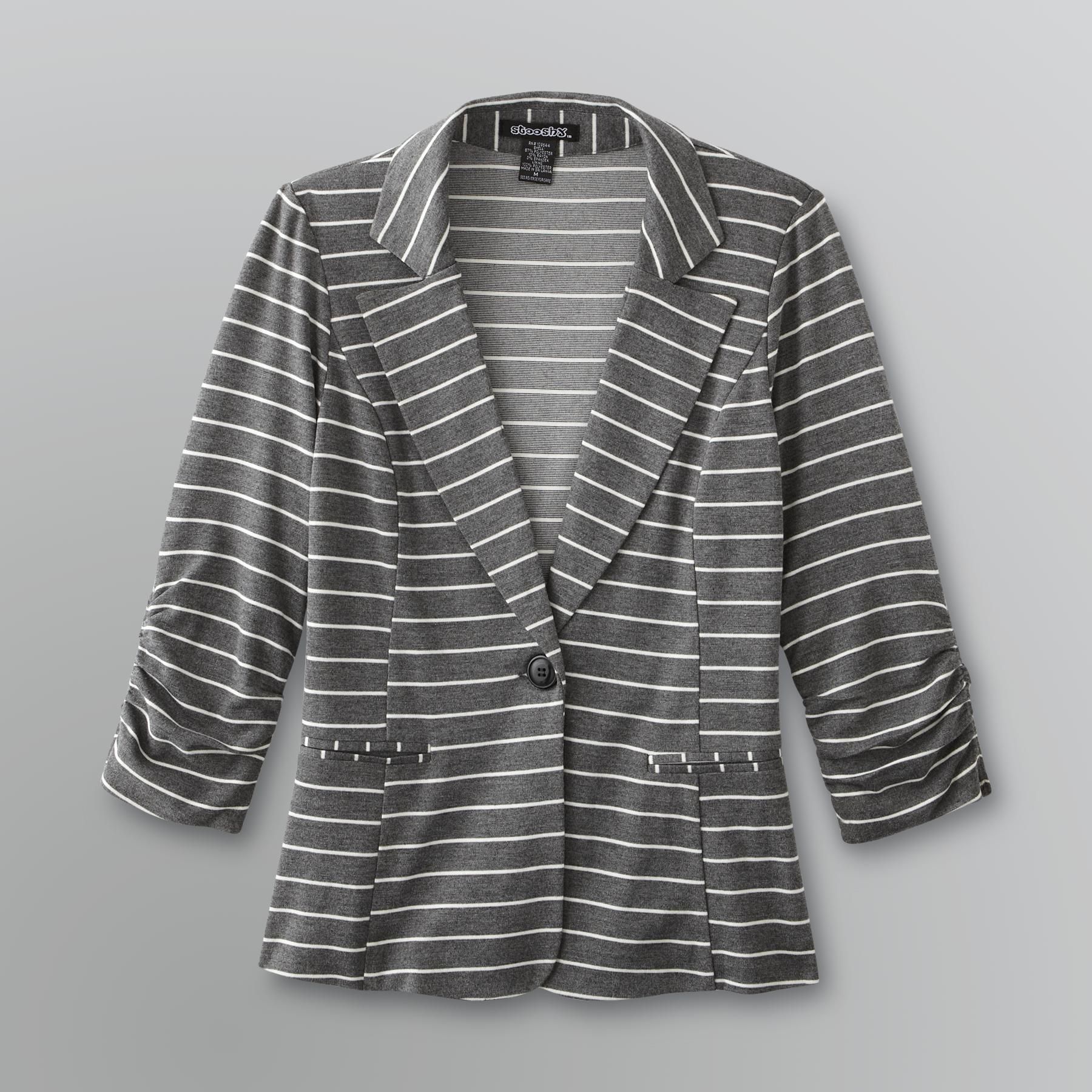 Stoosh Junior's Striped Blazer Jacket