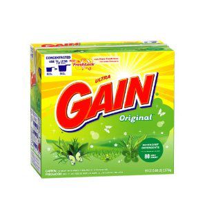 Gain Original Scent Powder Detergent 80 Loads, 91 Ounce