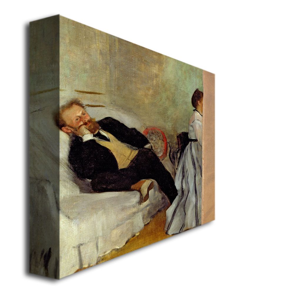 Trademark Global 18x18 inches Edgar Degas"Monsieur and Madame Edouard Manet"
