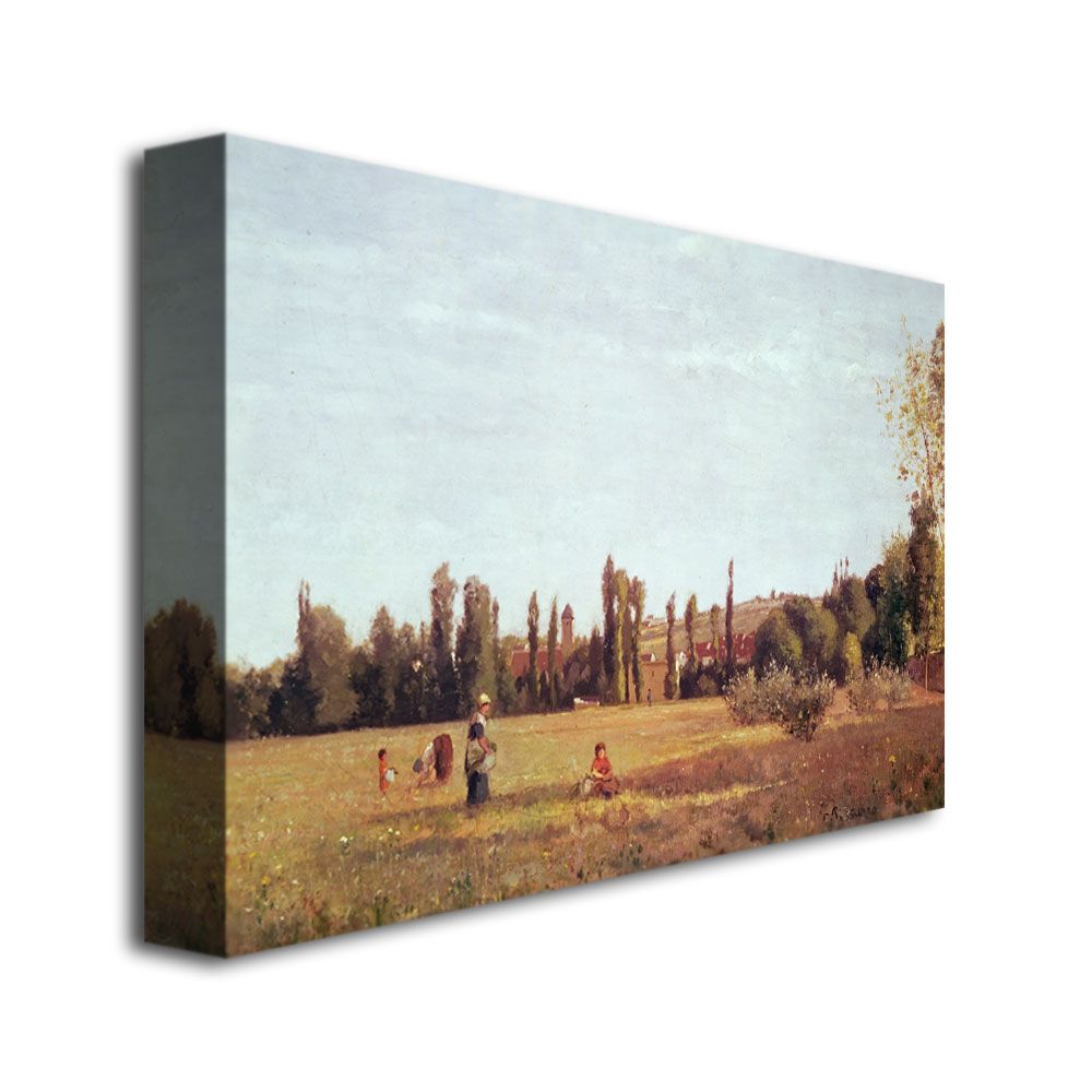 Trademark Global 30x47 inches Camille Pissarro"La Varenne de St. Hilaire  1863"