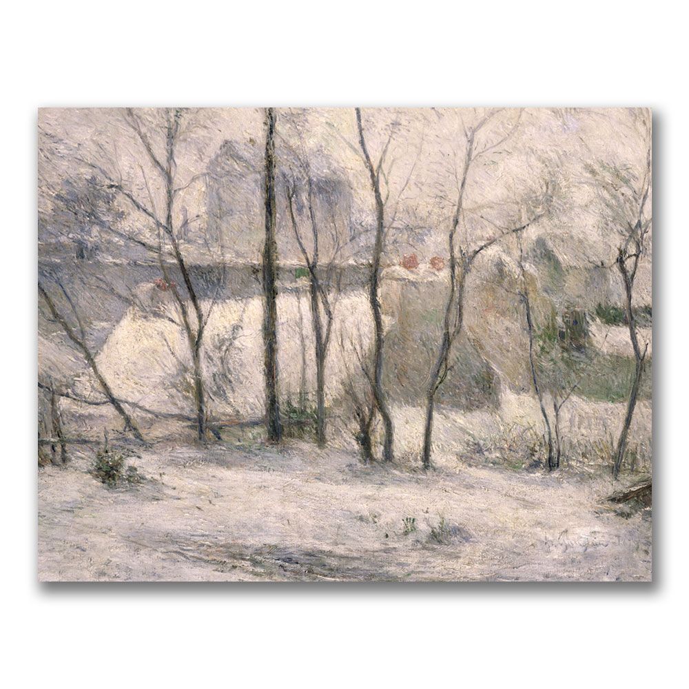 Trademark Global 18x24 inches Paul Gauguin "Winter Landscape"