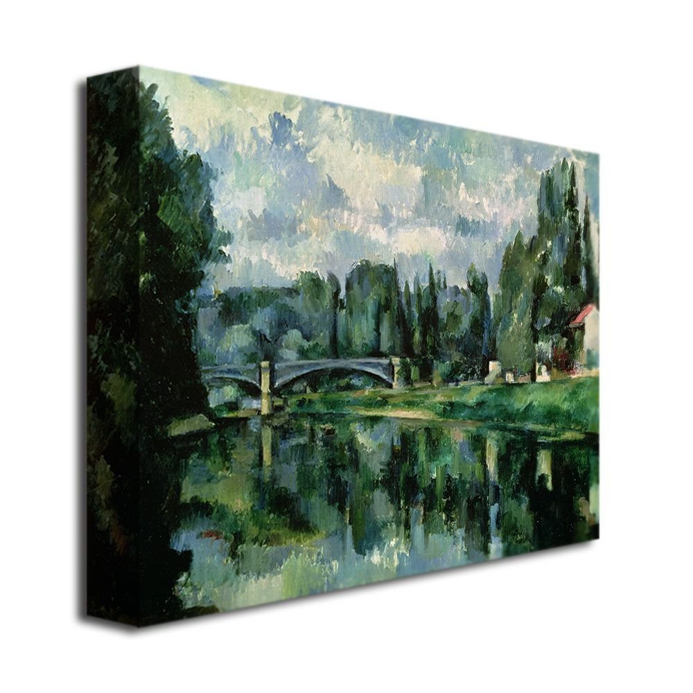 Trademark Global 35x47 inches Paul Cezanne "The Banks of the Marne at Creteil"