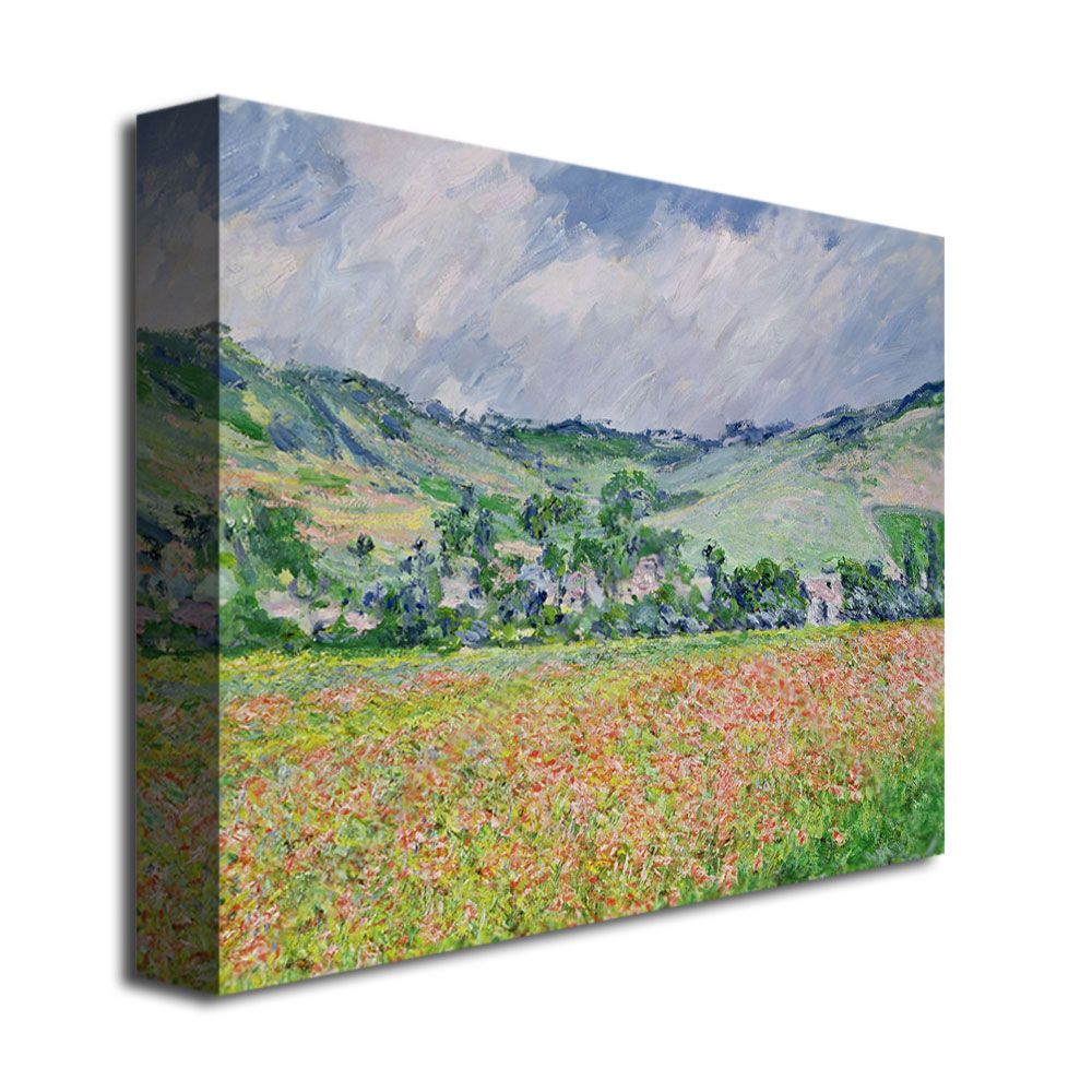 Trademark Global 35x47 inches Claude Monet "The Poppy Field near Giverny"