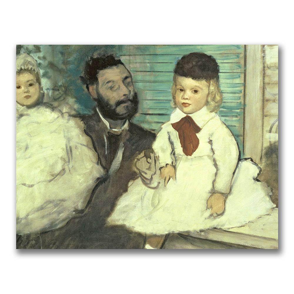 Trademark Global 18x24 inches Edgar Degas "Comte Le Pic and his Sons"