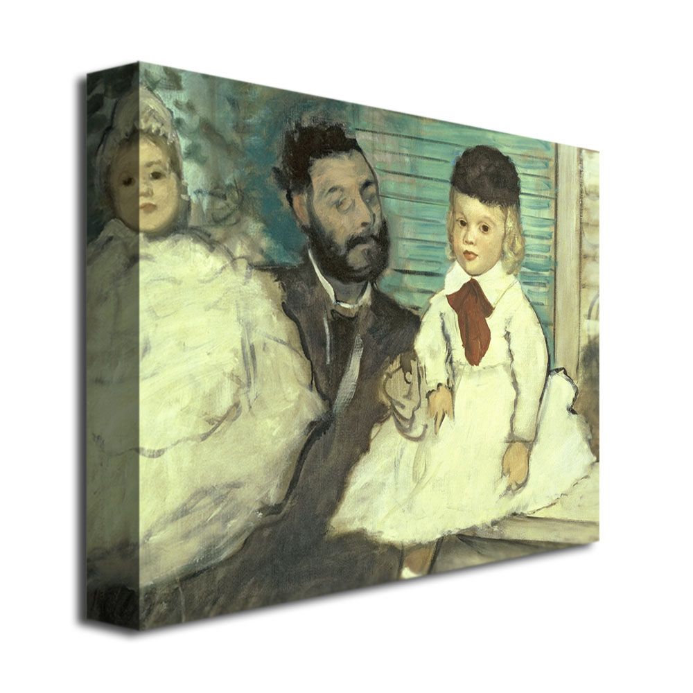 Trademark Global 18x24 inches Edgar Degas "Comte Le Pic and his Sons"