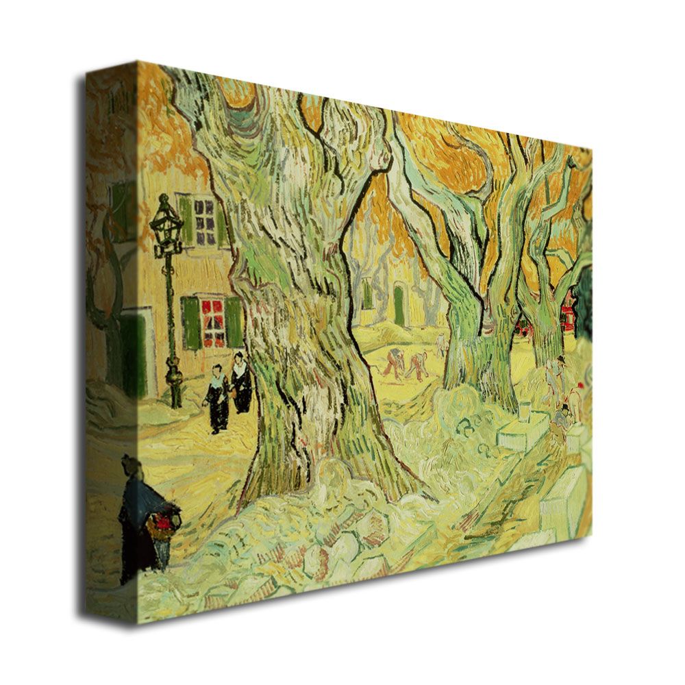 Trademark Global 26x32 inches Vincent van Gogh  "The Road Menders  1889"