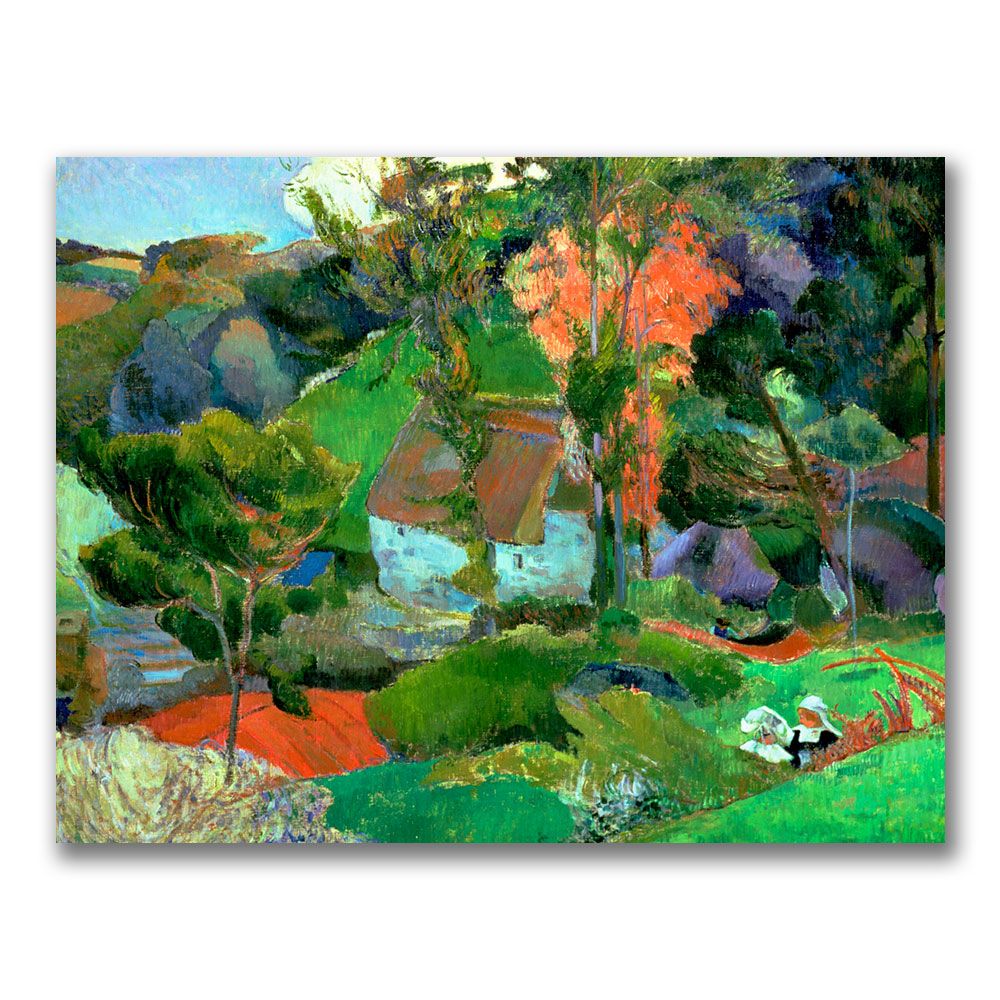 Trademark Global 24x32 inches Paul Gauguin "Landscape at Pont Aven"