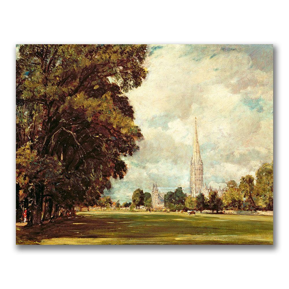 Trademark Global 35x47 inches John Constable "Salisbury Cathedral"