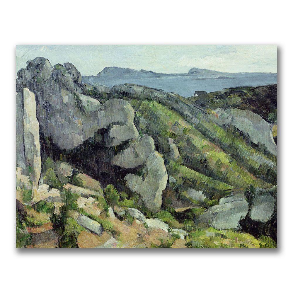 Trademark Global 26x32 inches Paul Cezanne "Rocks at L'Estaque"