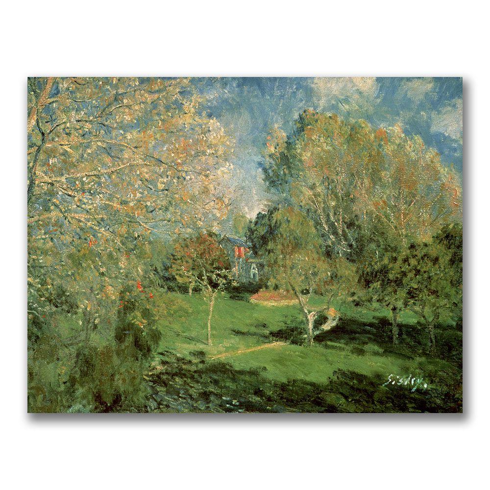Trademark Global 18x24 inches Alfred Sisley "The Garden of Hoschede Family"