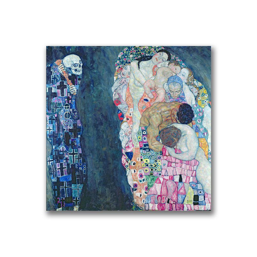 Trademark Global 24x24 inches Gustave Klimt "Death and Life"