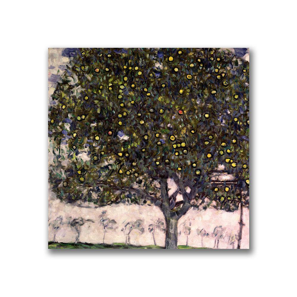 Trademark Global 18x18 inches Gustav Klimt  "The Apple Tree"