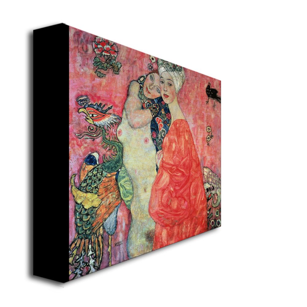 Trademark Global 24x24 inches Gustav Klimt  "Woman Friends"
