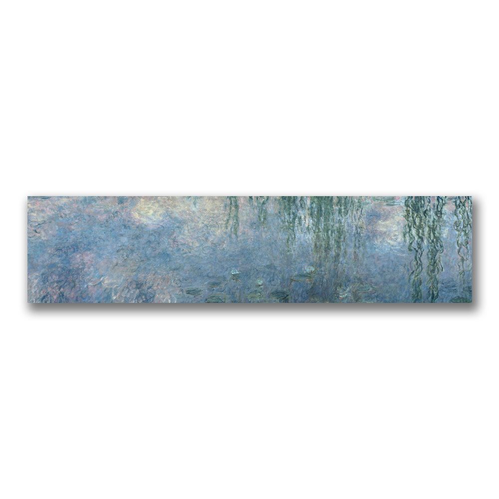 Trademark Global 10x32 inches Claude Monet Waterlillies Morning"