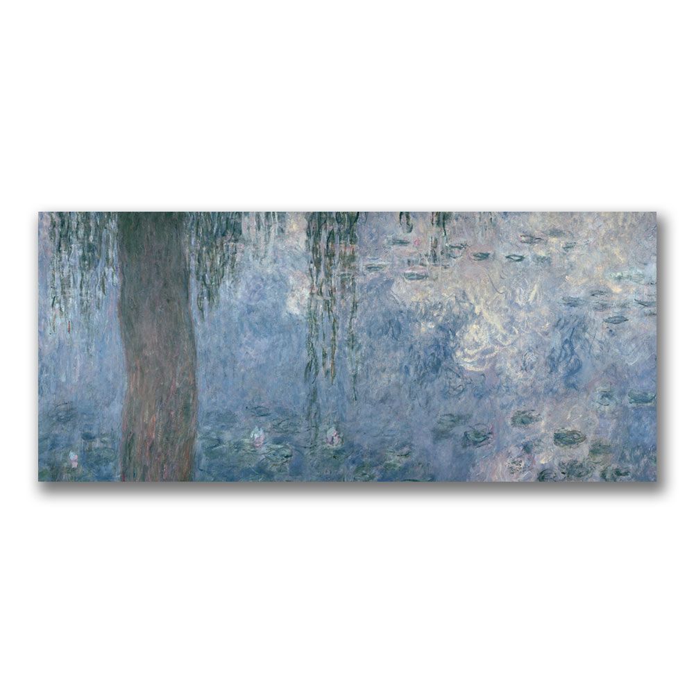 Trademark Global 14x32 inches Claude Monet Waterlillies Morning II"