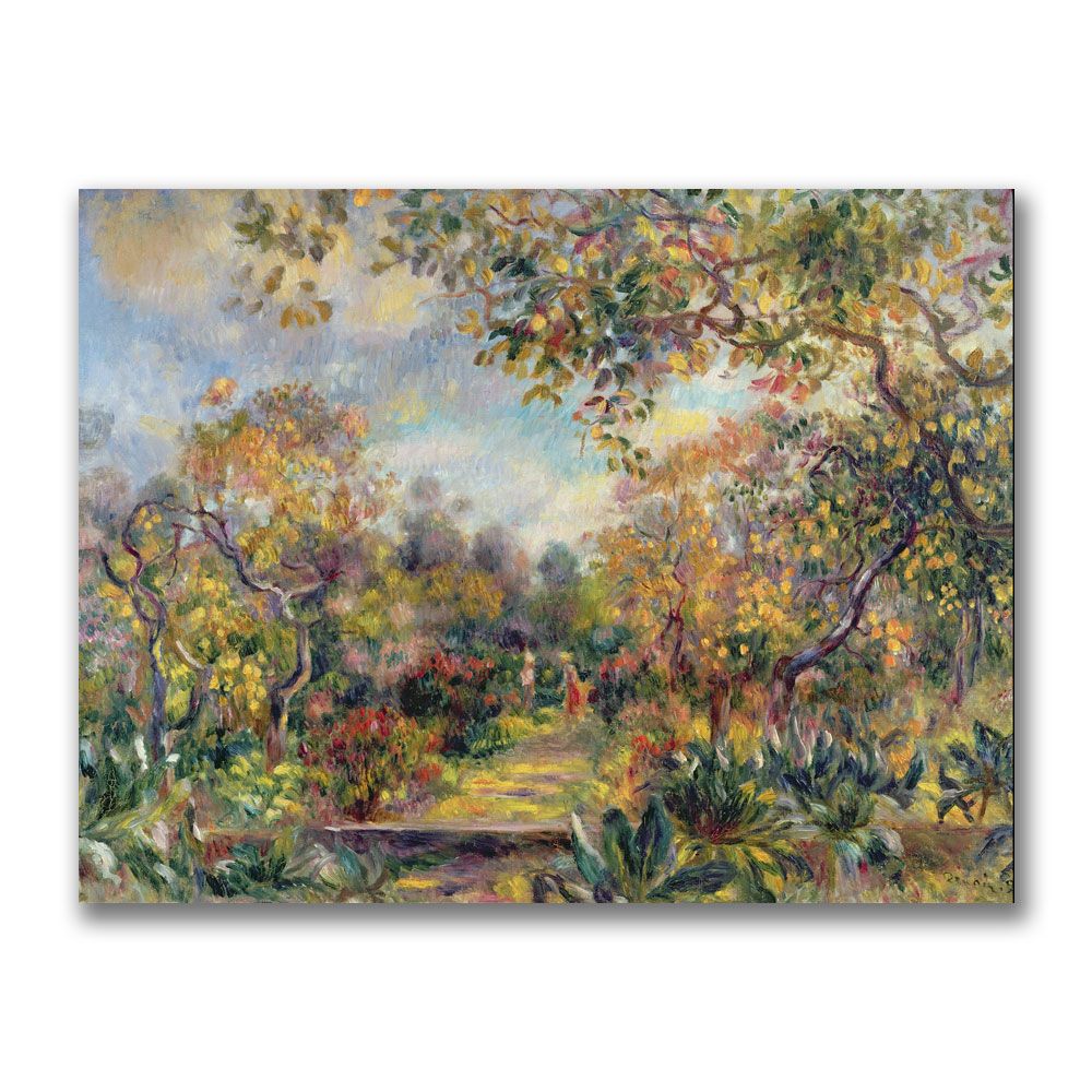 Trademark Global 18x24 inches Pierre Renoir "Landscape at Beaulieu"