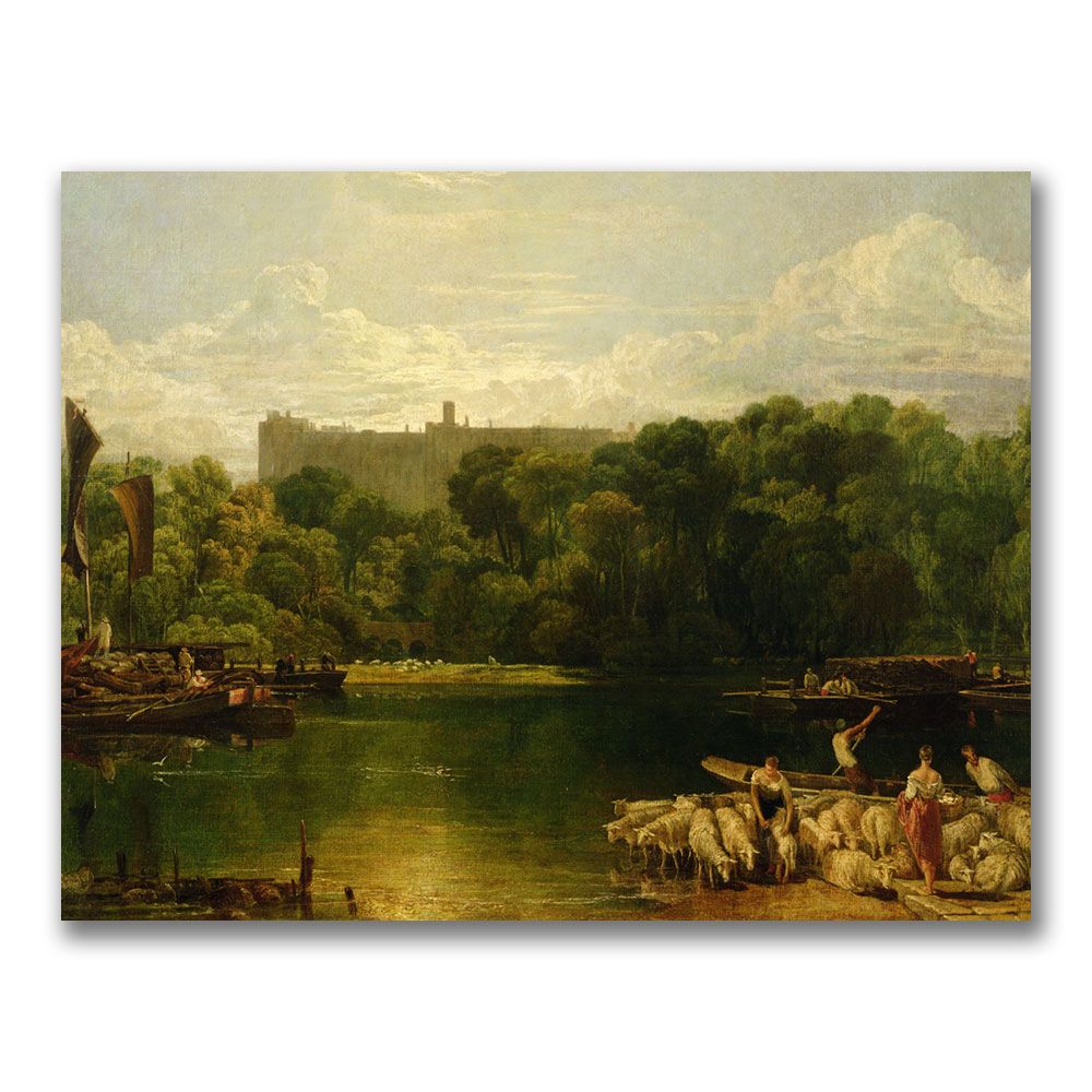Trademark Global 24x32 inches Joseph Turner "Windsor Castle from the Thames"