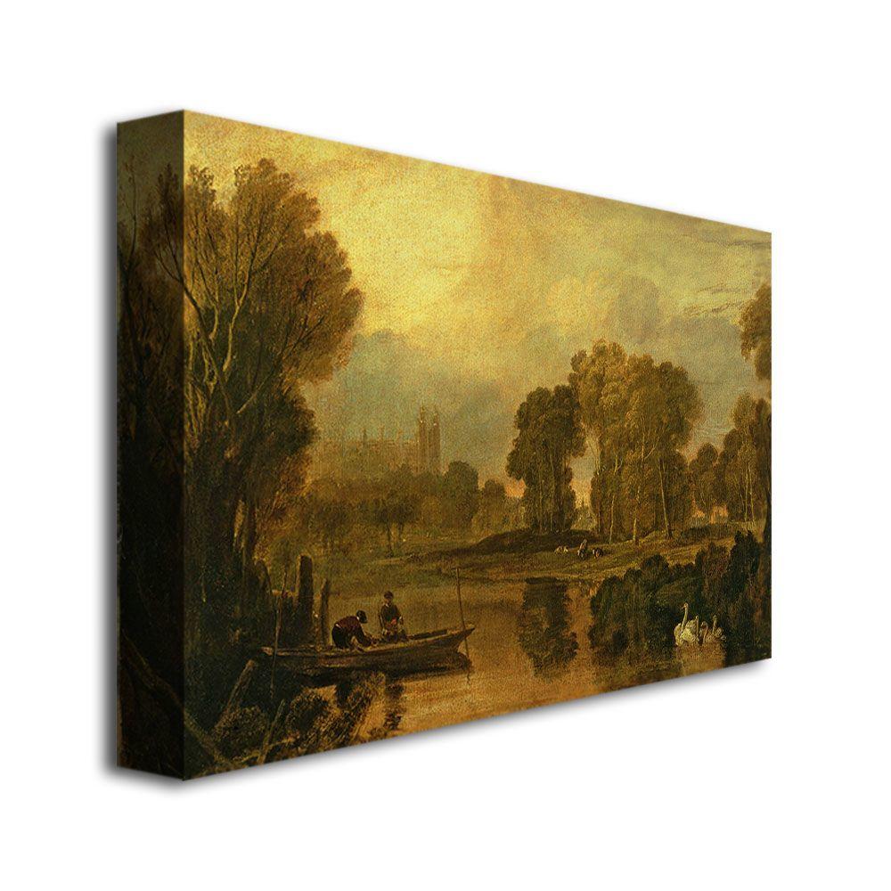 Trademark Global 22x32 inches Joseph Turner "Eton College from the River"