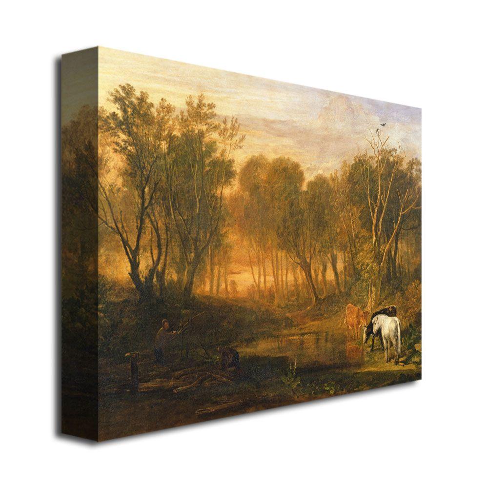 Trademark Global 35x47 inches Joseph Turner "The Forest of Berer"