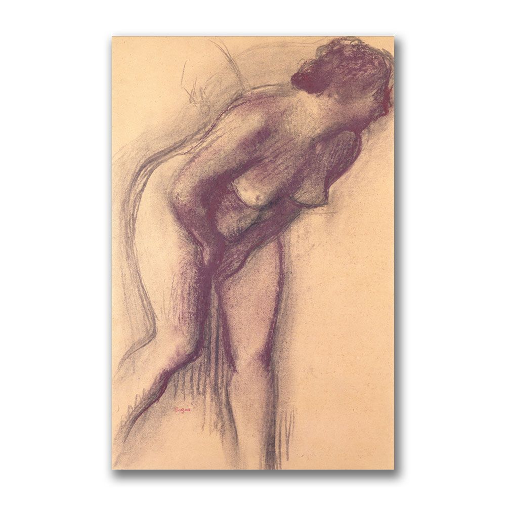 Trademark Global 16x24 inches Edgar Degas "Female Standing Nude"