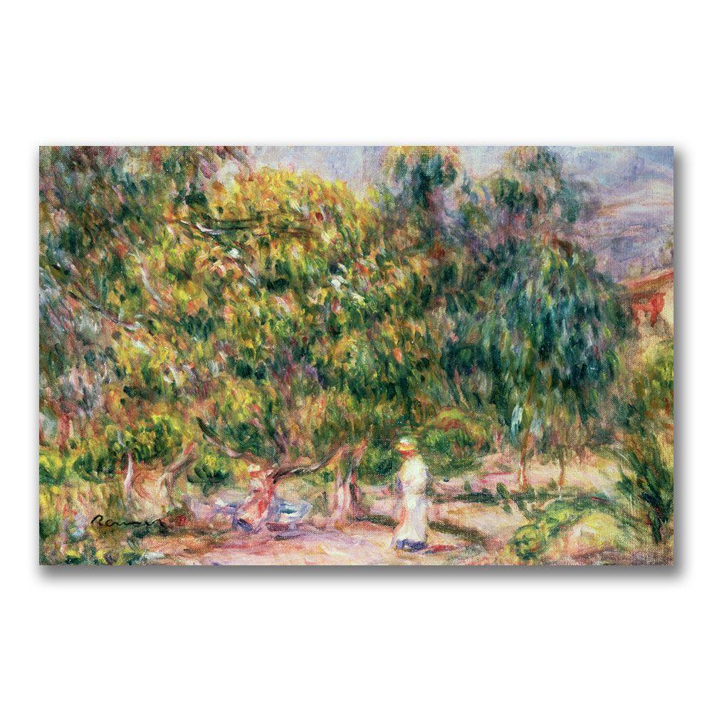 Trademark Global 18x24 inches Pierre Renoir "Garden of Les Colettes"