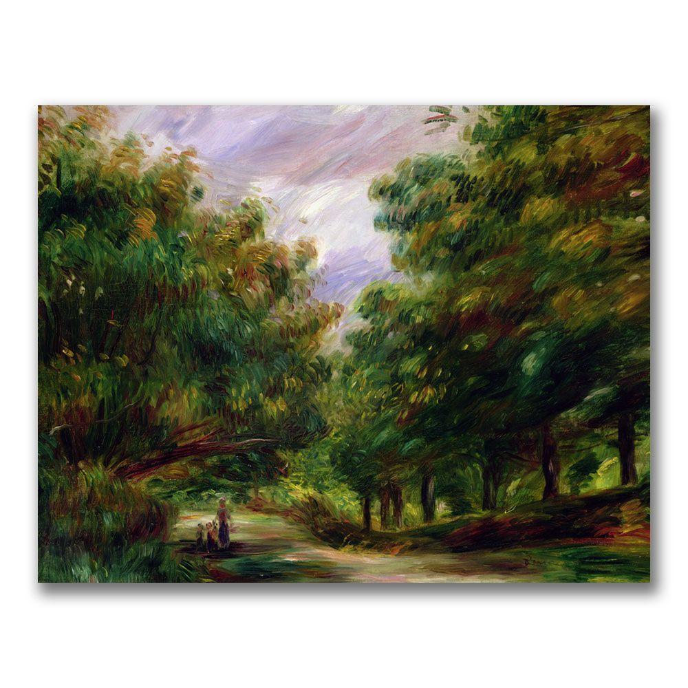Trademark Global 18x24 inches Pierre Renoir "The Road near Cagnes"