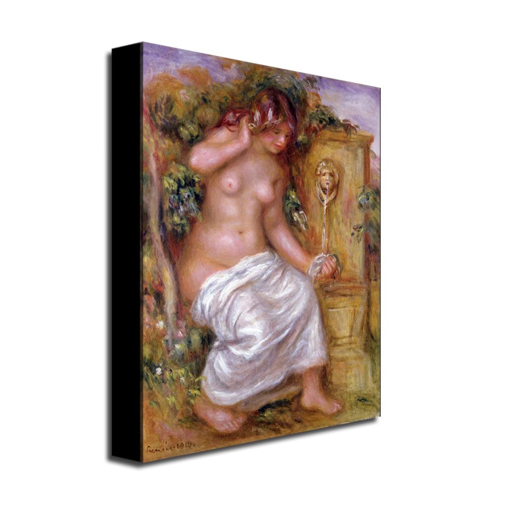 Trademark Global 18x24 inches Pierre Renoir "The Bather at the Fountain"