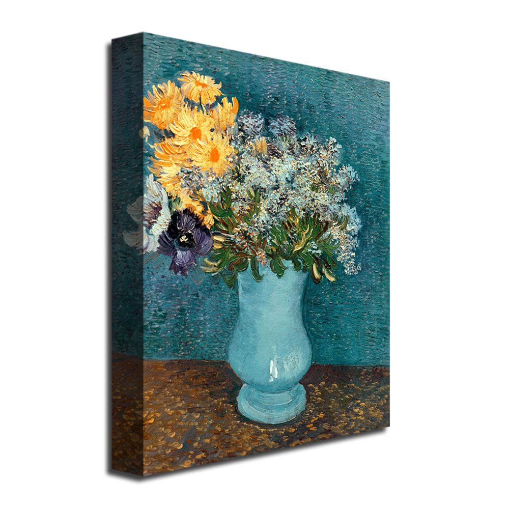 Trademark Global 35x47 inches Vincent Van Gogh "Vase of Flowers"