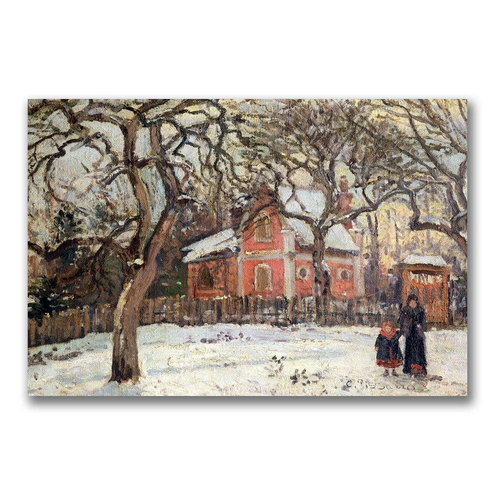 Trademark Global 24x32 inches Camille Pissaro "Chestnut Trees at Louveciennes"