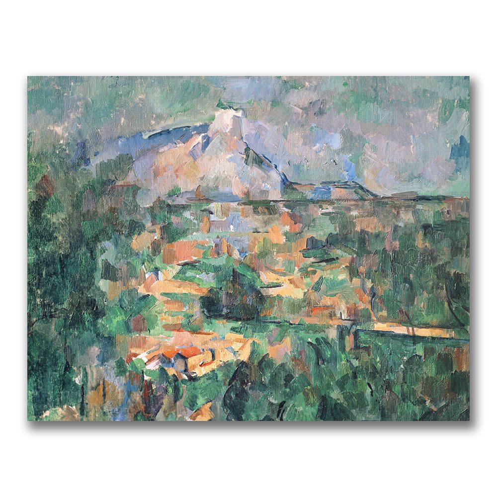 Trademark Global 35x47 inches Paul Cezanne "Montagne Sainte-Victoire"