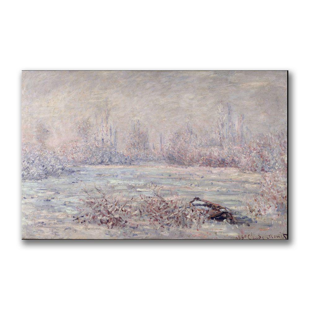 Trademark Global 18x32 inches Claude Monet "Frost near Vetheuil"