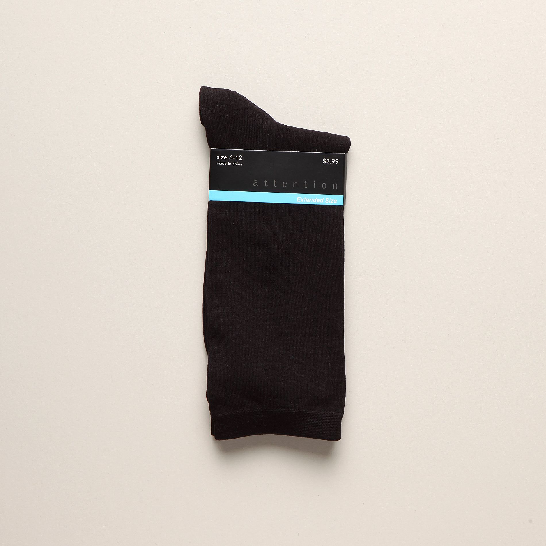 Attention Women&#8217;s Socks Luxurious Microfiber Extended Size
