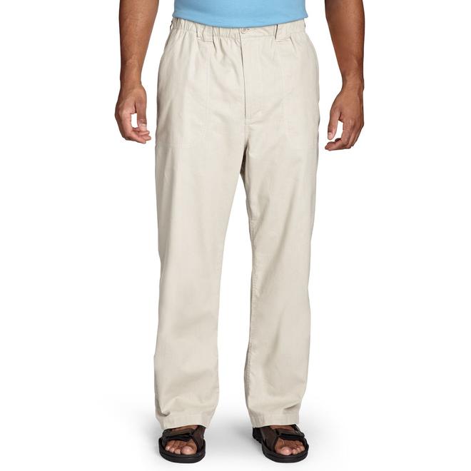 Island Outfitters Elastic-Waist Linen-Blend Pants
