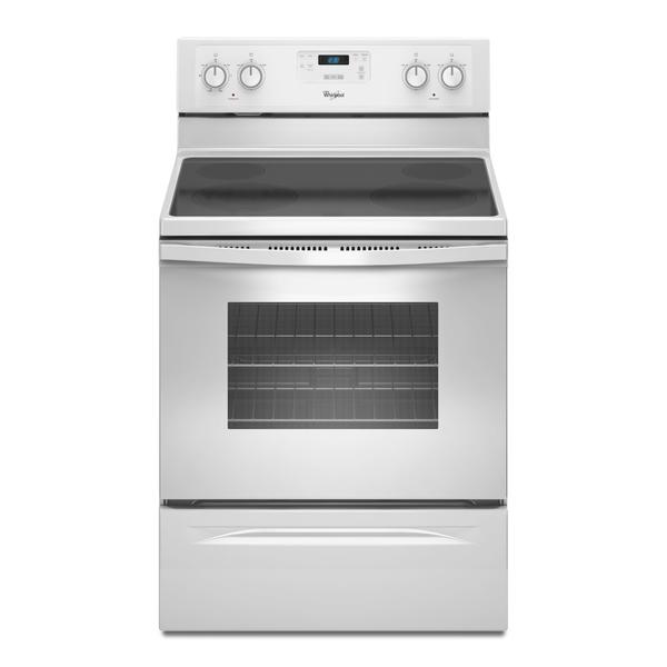 Whirlpool Wfe510s0aw 4 8 Cu Ft Self Cleaning Electric Range