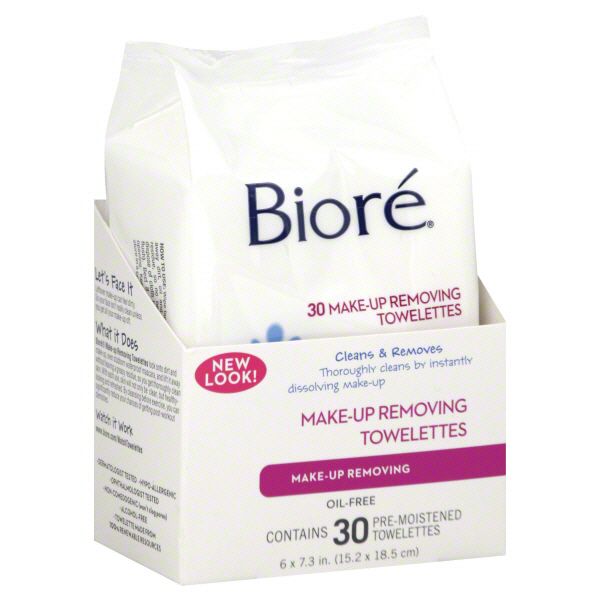 Biore Make-Up Removing Towelettes, 30 towelettes
