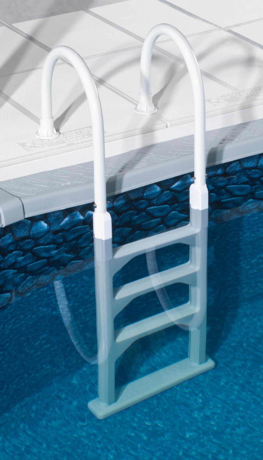 Blue Wave Aluminum / Resin In-Pool Ladder for Above Ground Swimming Pools