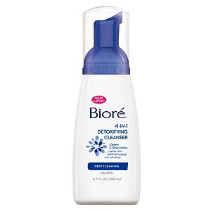 Biore 4 in 1 Detoxifying Cleanser, 6.7 oz