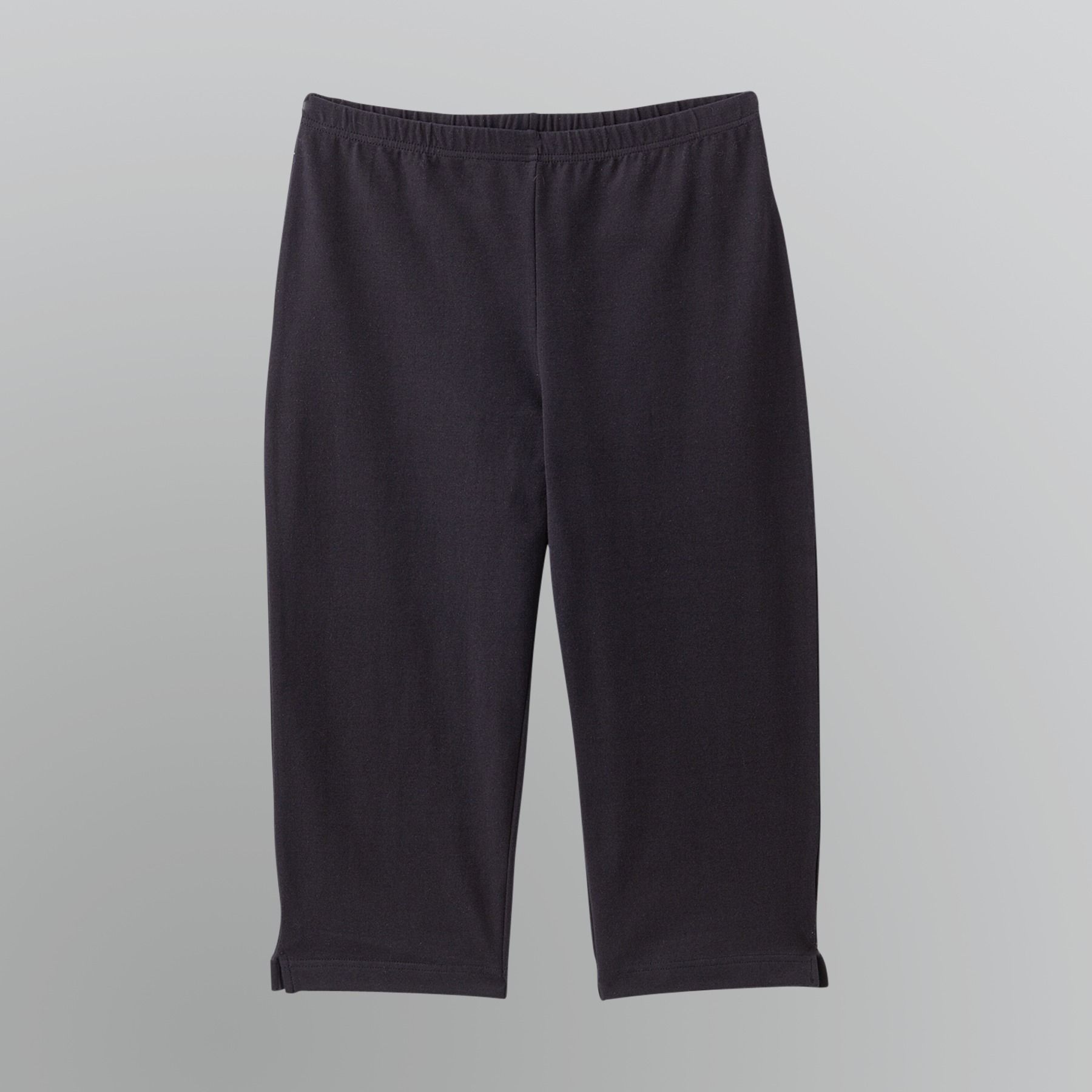 Basic Editions Women's Stretch Knit Capri Leggings