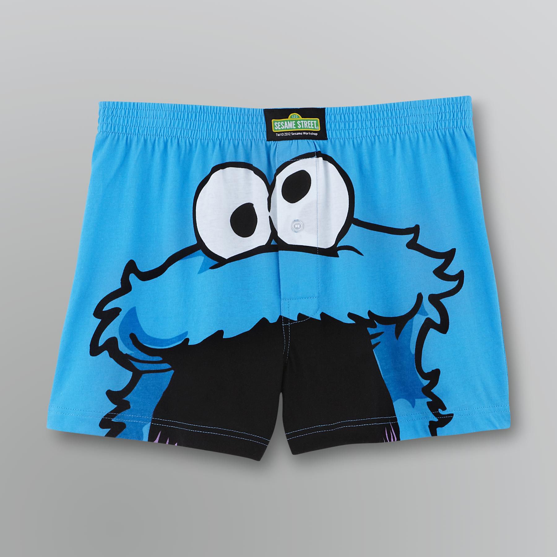 Sesame Street Men's Cookie Monster Boxer Shorts
