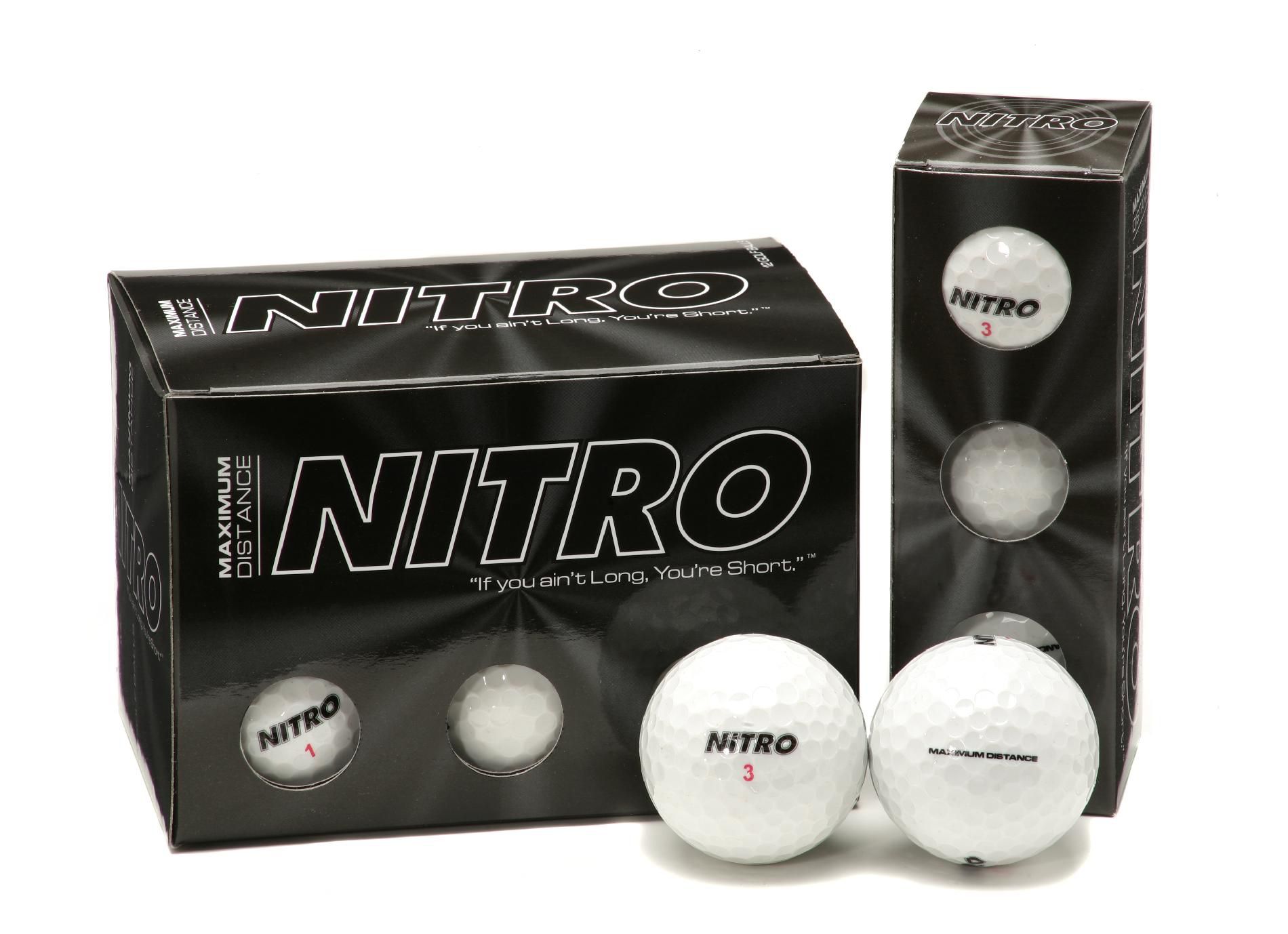 Nitro Max Distance Golf Balls - 12 Pack