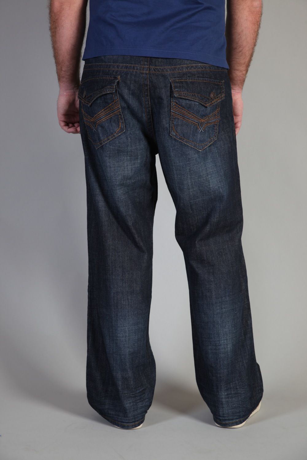 Legend One Men's Big & Tall Flap Pocket Jeans