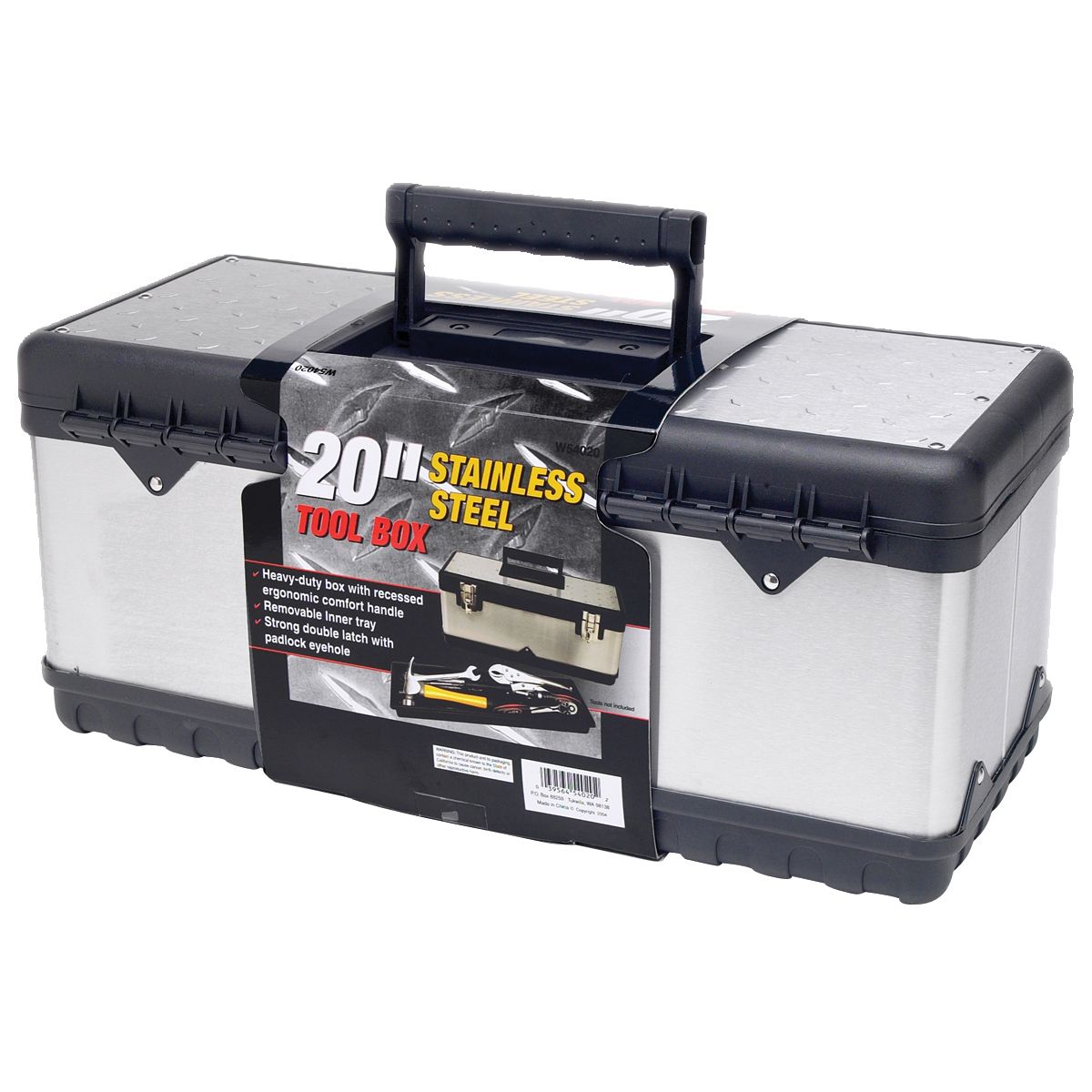Performance Tool 20" Diamond Back Tool Box W54020